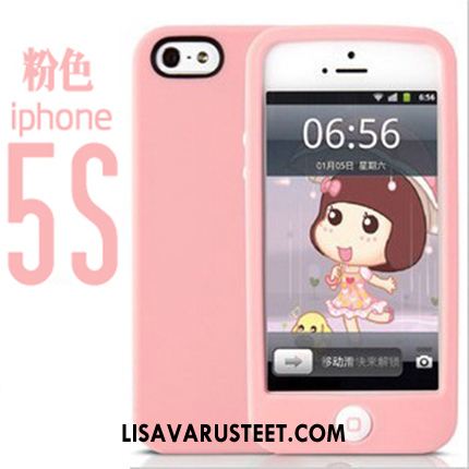 iPhone 5 / 5s Kuoret Pehmeä Neste Suojaus Murtumaton Ohut Vaalean Halvat