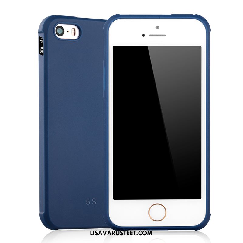 iPhone 5 / 5s Kuoret Puhelimen Kuori All Inclusive Silikoni Sininen Myynti