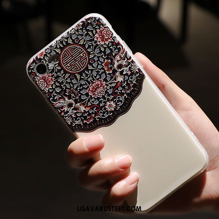 iPhone 6 / 6s Kuoret Murtumaton Pesty Suede Suojaus Kuori Valkoinen Halpa