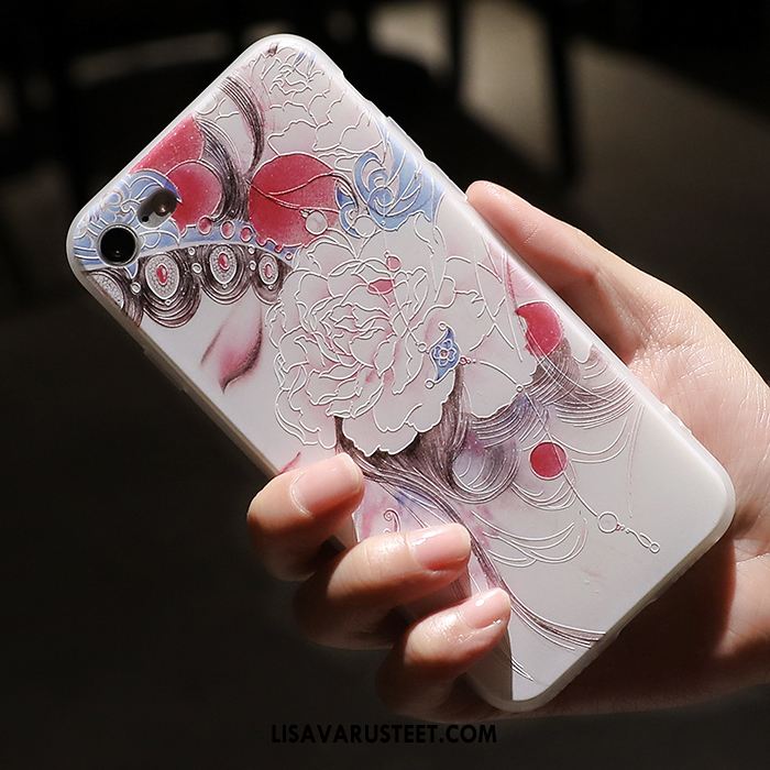 iPhone 6 / 6s Kuoret Murtumaton Pesty Suede Suojaus Kuori Valkoinen Halpa