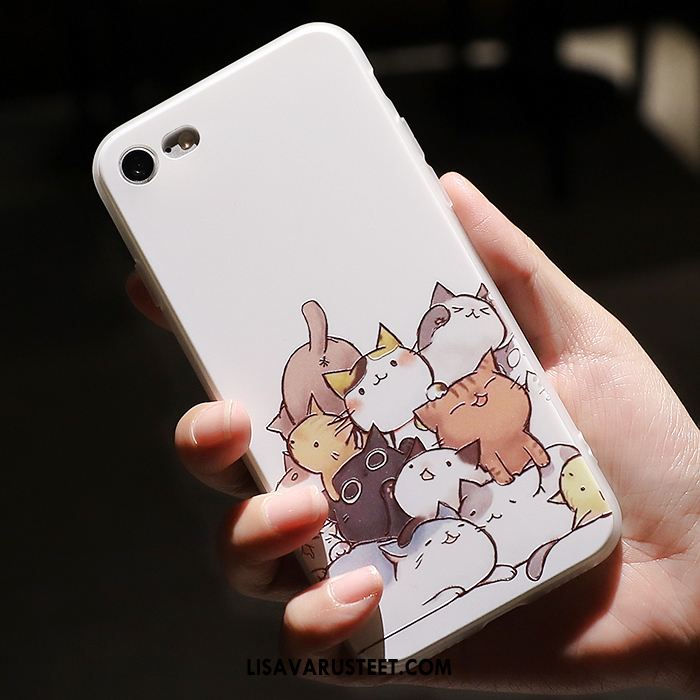 iPhone 6 / 6s Kuoret Murtumaton Pesty Suede Suojaus Kuori Valkoinen Halpa