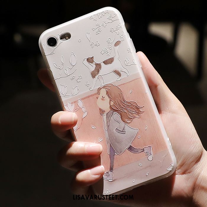 iPhone 6 / 6s Kuoret Murtumaton Pesty Suede Suojaus Kuori Valkoinen Halpa