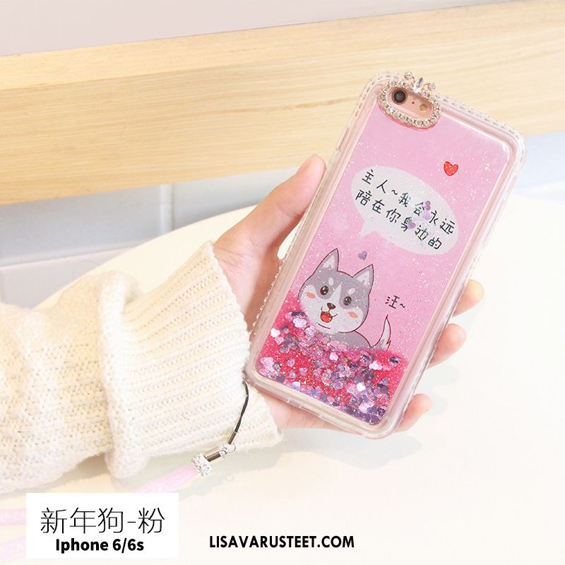 iPhone 6 / 6s Kuoret Puhelimen Juoksuhiekka Silikoni Violetti Kuori Verkossa
