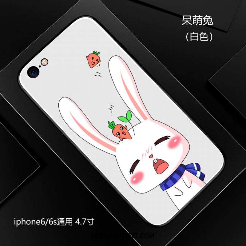 iPhone 6 / 6s Kuoret Silikoni Lasi Kuori Sarjakuva Pehmeä Neste Halpa
