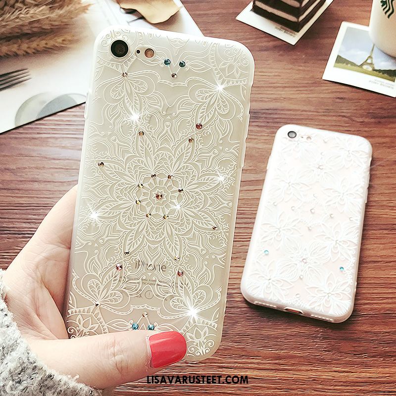 iPhone 7 Kuoret All Inclusive Puhelimen Kuori Rhinestone Inlay Suojaus Osta