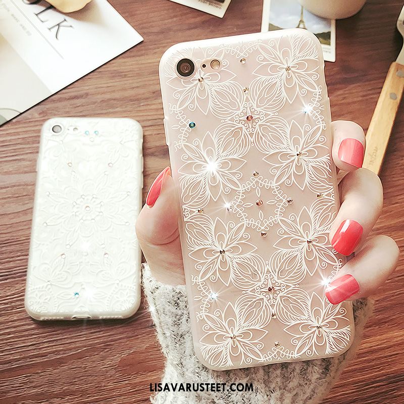 iPhone 7 Kuoret All Inclusive Puhelimen Kuori Rhinestone Inlay Suojaus Osta