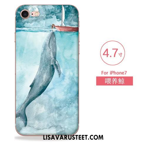 iPhone 7 Kuoret Murtumaton Pehmeä Neste Luova Vihreä All Inclusive Kuori Halpa