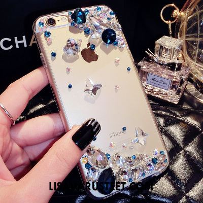 iPhone Se Kuoret All Inclusive Puhelimen Pehmeä Neste Läpinäkyvä Rhinestone Inlay Halvat