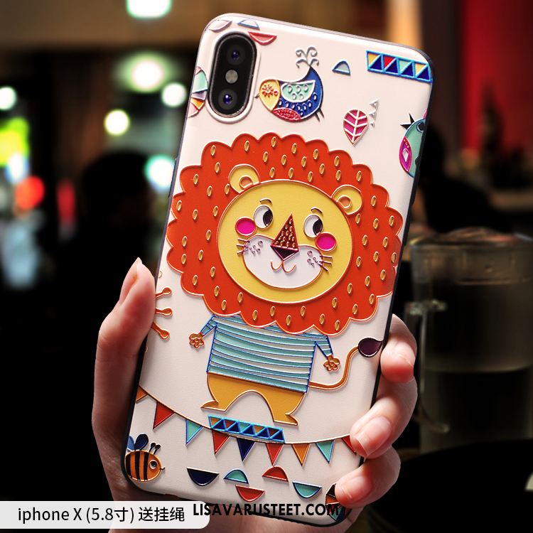 iPhone X Kuoret Ripustettavat Koristeet Sarjakuva Luova Murtumaton All Inclusive Kuori Alennus