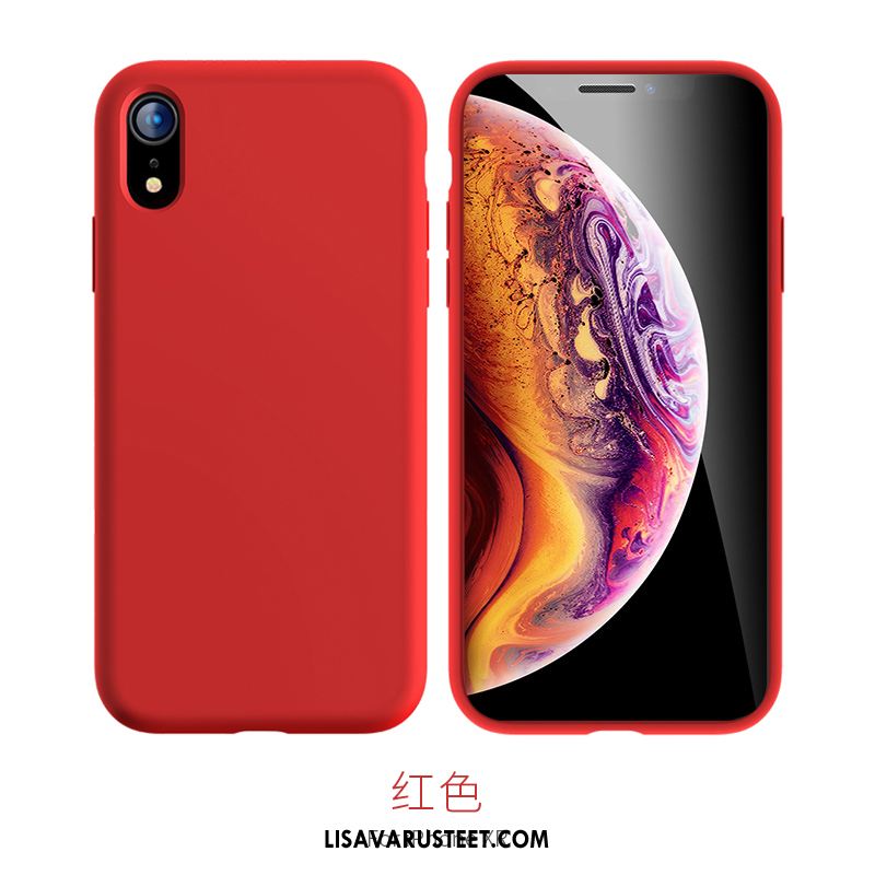 iPhone Xr Kuoret Net Red Pehmeä Neste Yksinkertainen Uusi Silikoni Halvat