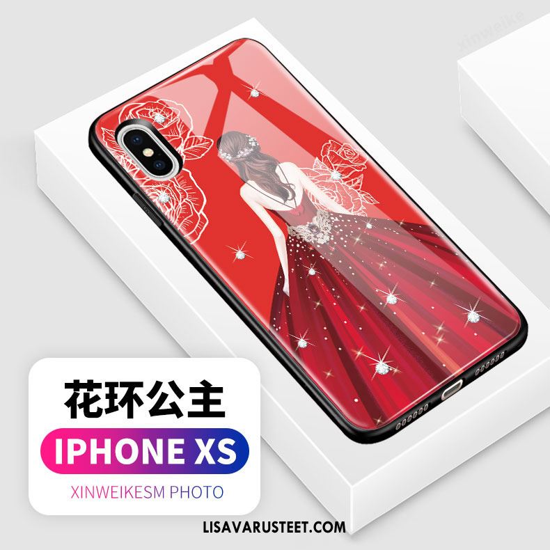 iPhone Xs Kuoret Lasi Puhelimen Kova Musta Kotelo Myynti