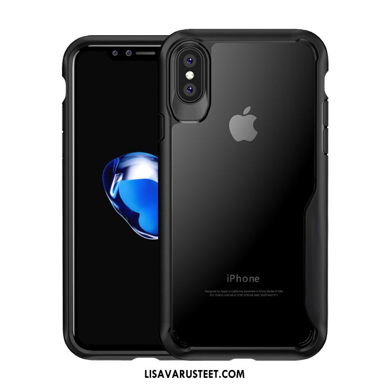 iPhone Xs Kuoret Liiketoiminta All Inclusive Musta Pehmeä Neste Läpinäkyvä Verkossa