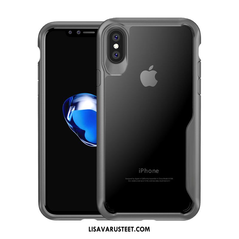 iPhone Xs Kuoret Liiketoiminta All Inclusive Musta Pehmeä Neste Läpinäkyvä Verkossa