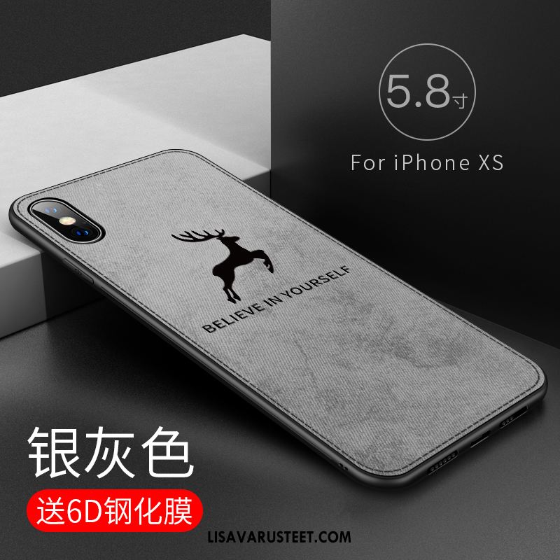 iPhone Xs Kuoret Luova Pesty Suede Murtumaton Puhelimen Kuori Myynti