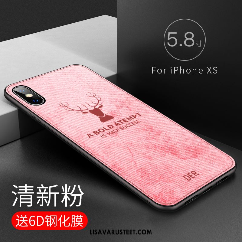 iPhone Xs Kuoret Luova Pesty Suede Murtumaton Puhelimen Kuori Myynti