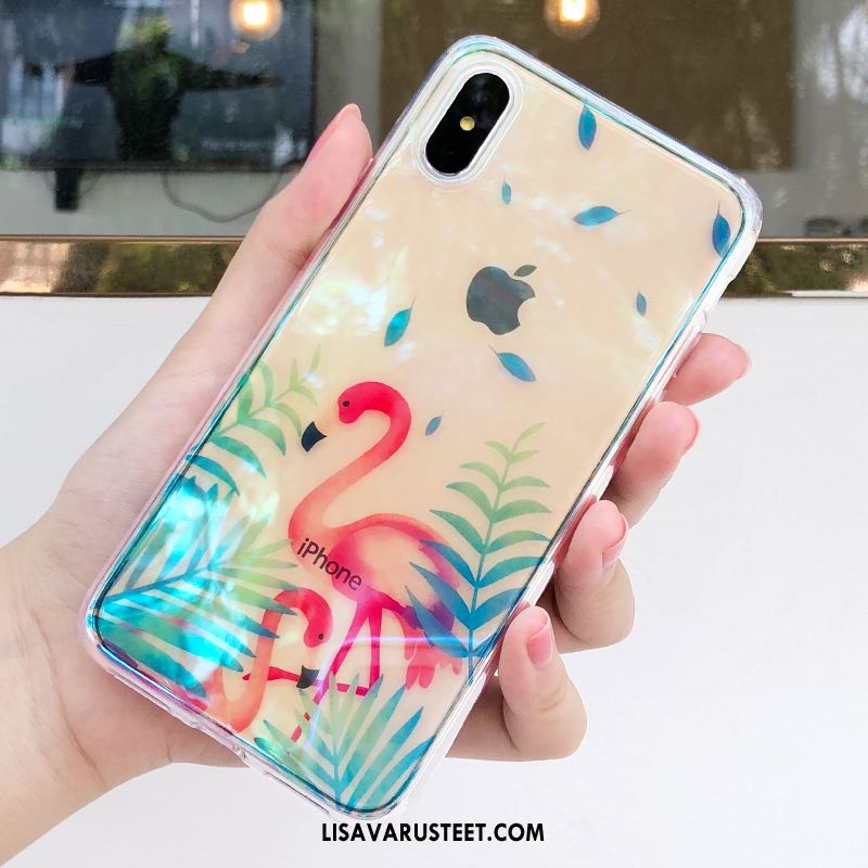 iPhone Xs Kuoret Läpinäkyvä Tide-brändi Kuori Pehmeä Neste Uusi Halpa