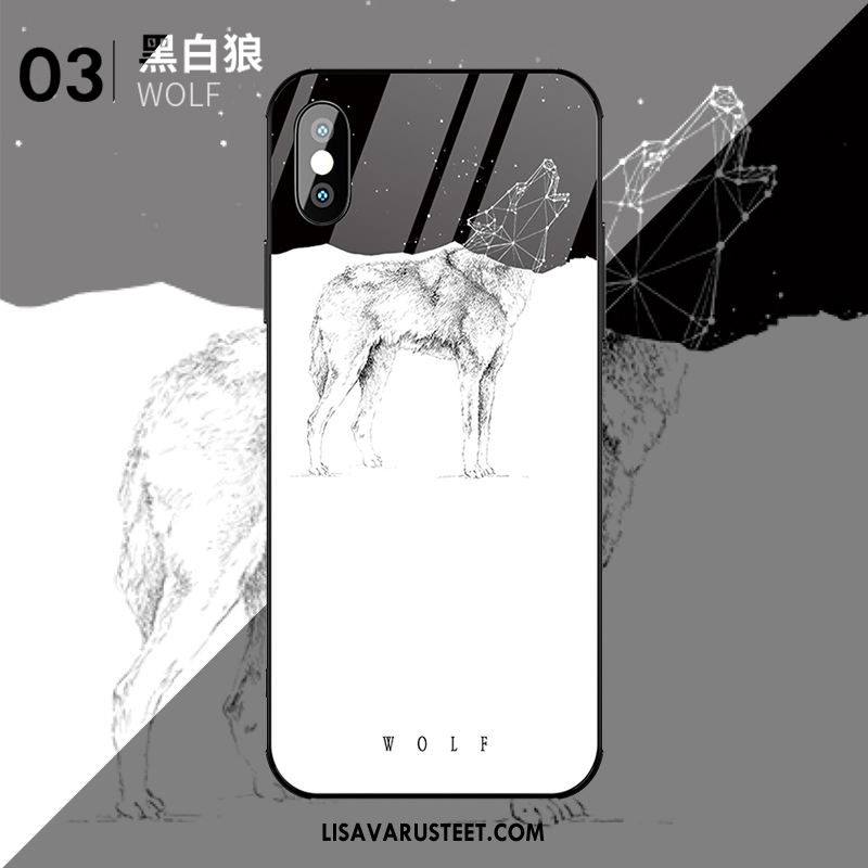 iPhone Xs Kuoret Yksinkertainen Puhelimen Ohut Luova Musta Halvat