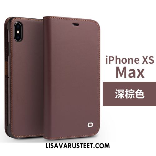 iPhone Xs Max Kuoret Puhelimen Musta Murtumaton Kotelo Nahkakotelo Verkossa