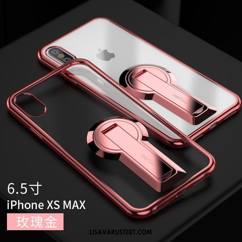 iPhone Xs Max Kuoret Puhelimen Silikoni Läpinäkyvä Tuki Murtumaton Osta