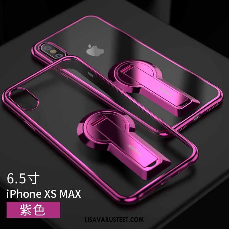 iPhone Xs Max Kuoret Puhelimen Silikoni Läpinäkyvä Tuki Murtumaton Osta