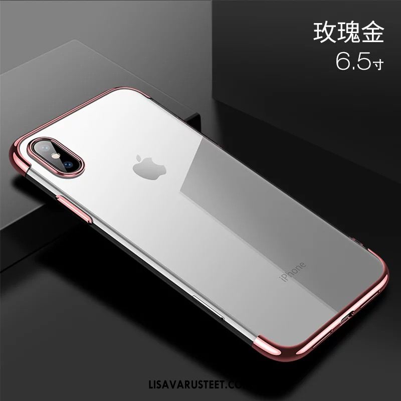 iPhone Xs Max Kuoret Suojaus Läpinäkyvä Murtumaton Net Red Tide-brändi Osta