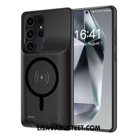 10000mah Ulkoinen Akkukotelo Samsung Galaxy S25 Ultralle Magneettikiinnitys