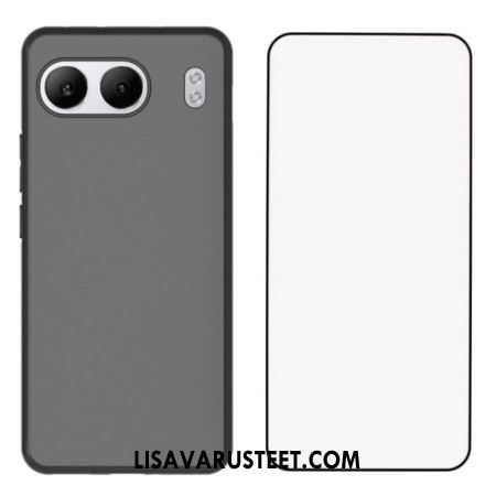 Case Oneplus Nord 4 Puhelinkuoret Matta Silikoni Karkaistulla Lasinen Näytönsuoja