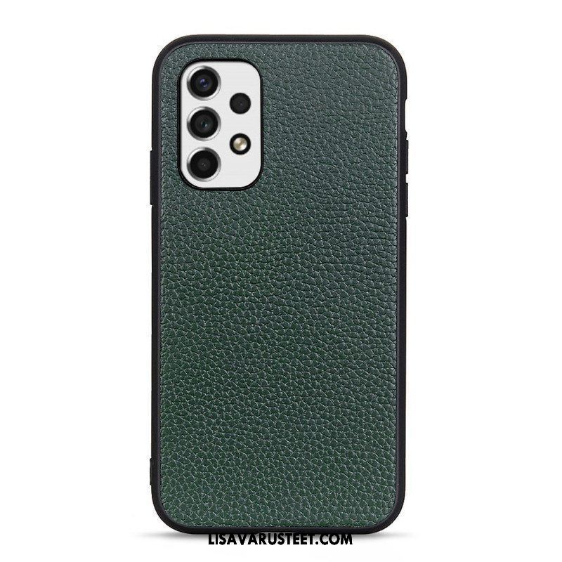 Case Samsung Galaxy A53 5G Aitoa Litsi-nahkaa