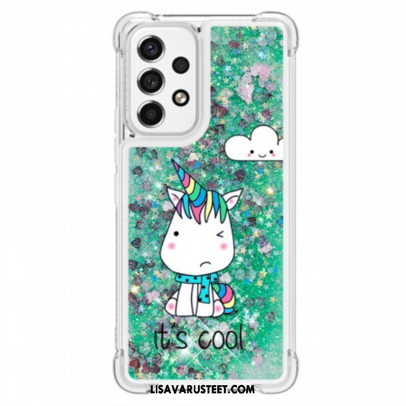 Case Samsung Galaxy A53 5G Glitter Unicorn