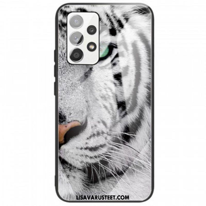 Case Samsung Galaxy A53 5G Tiger Karkaistu Lasi