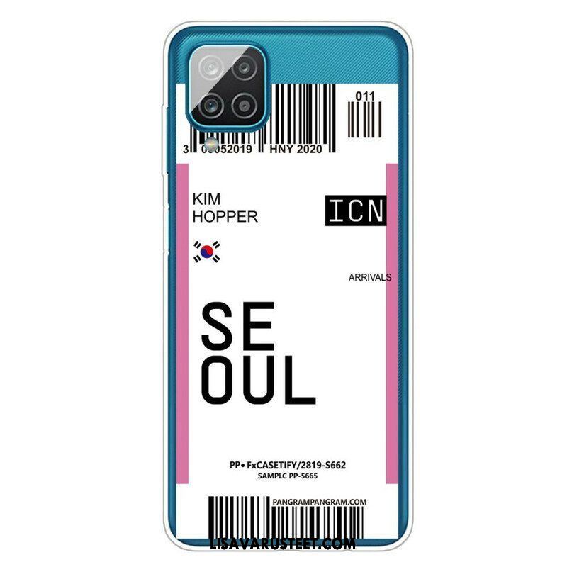 Case Samsung Galaxy M12 / A12 Soul Boarding Pass