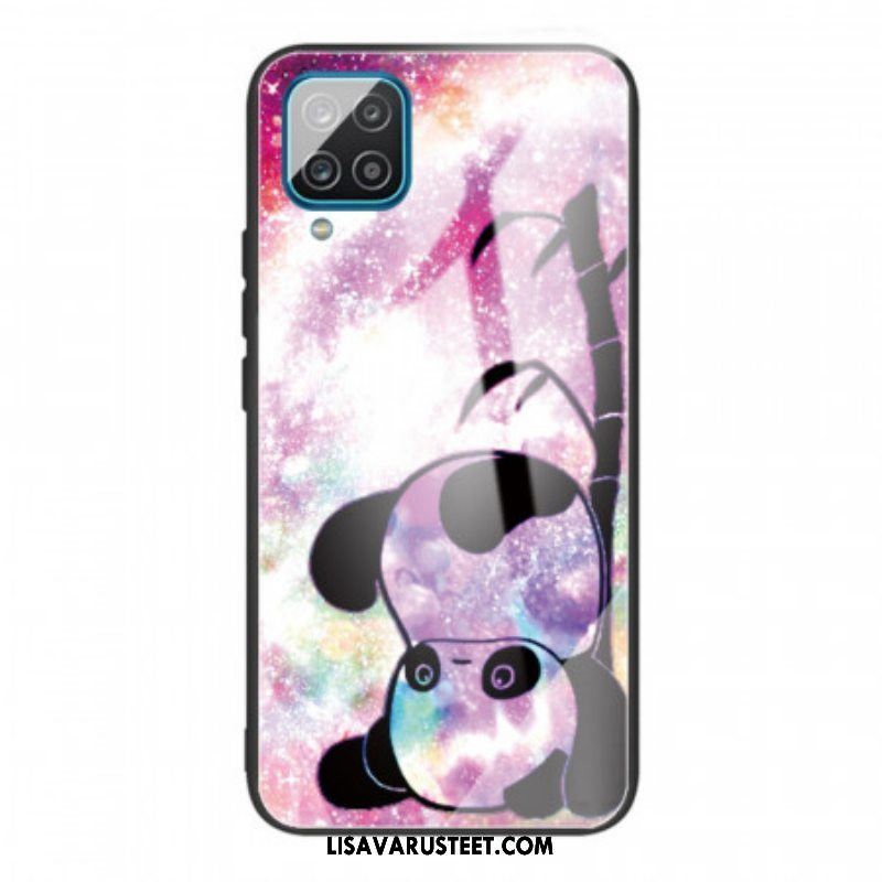 Case Samsung Galaxy M32 Panda Karkaistu Lasi