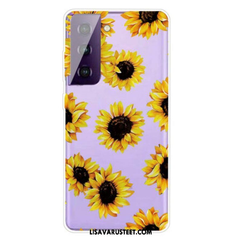 Case Samsung Galaxy S21 5G Auringonkukat