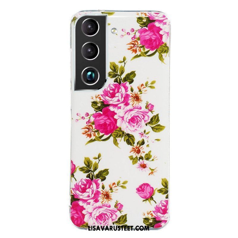 Case Samsung Galaxy S22 5G Fluoresoivat Liberty Flowers