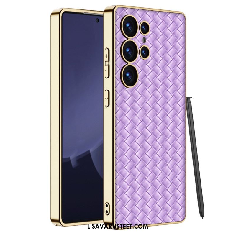 Case Samsung Galaxy S25 Ultra 5g Puhelinkuoret Kudottu Tekstuuri