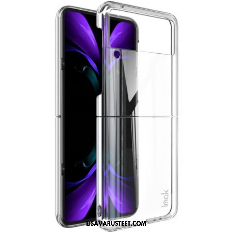 Case Samsung Galaxy Z Flip 4 Kotelot Flip Imak Läpinäkyvä