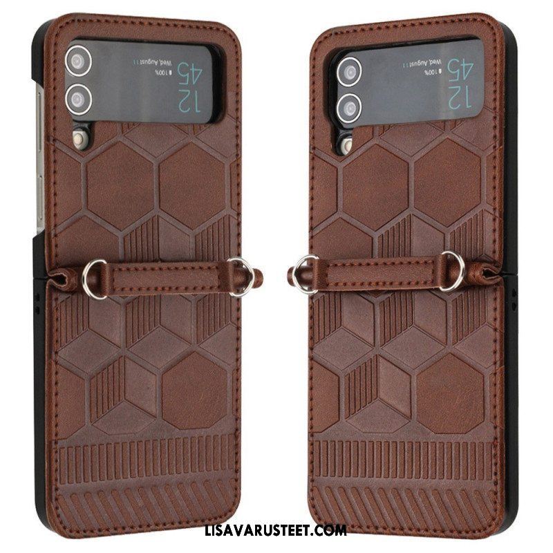 Case Samsung Galaxy Z Flip 4 Kotelot Flip Jalkapallopallon Suunnittelu