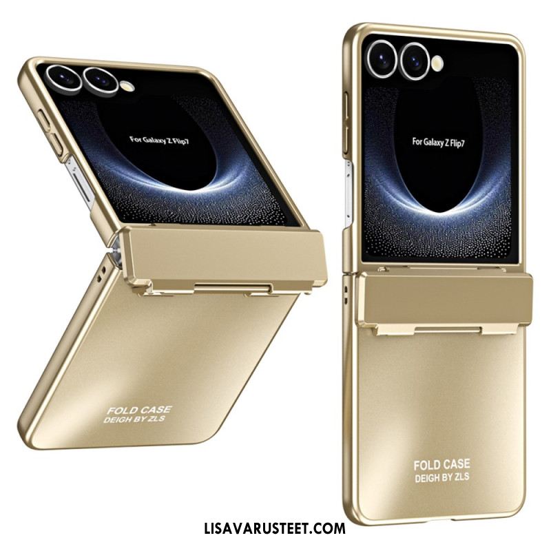 Case Samsung Galaxy Z Flip 7 Puhelinkuoret Metallinen Efekti Saranalla