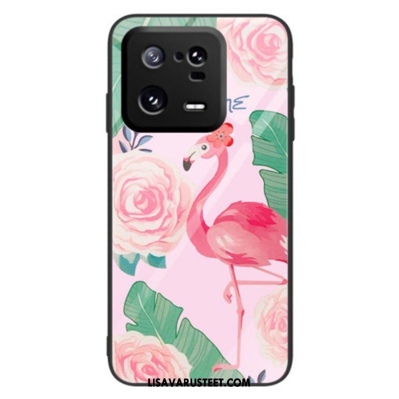 Case Xiaomi 13 Pro Flamingo Karkaistu Lasi