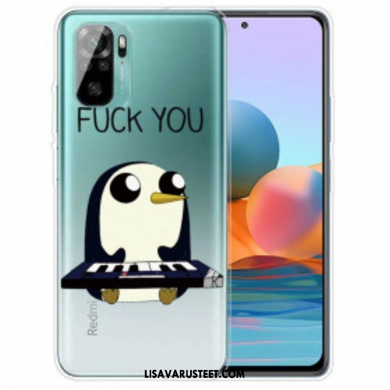 Case Xiaomi Redmi Note 10 / 10S Pingviini Vittu Sinua