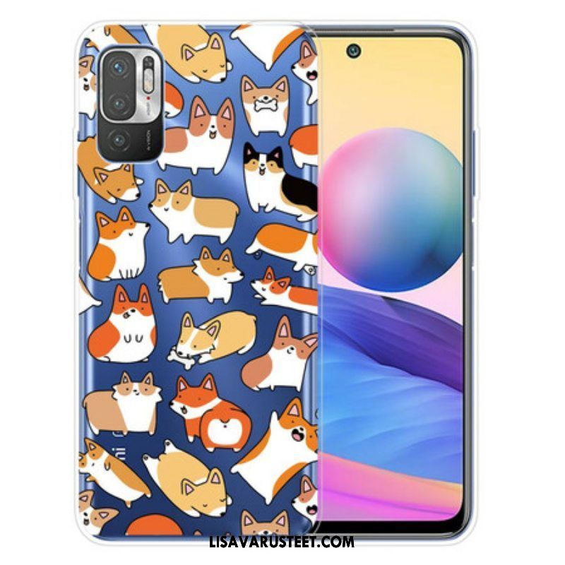 Case Xiaomi Redmi Note 10 5G Useita Koiria