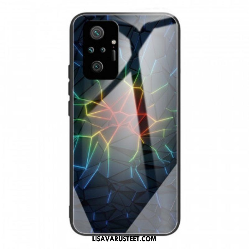 Case Xiaomi Redmi Note 10 Pro Geometria Karkaistu Lasi