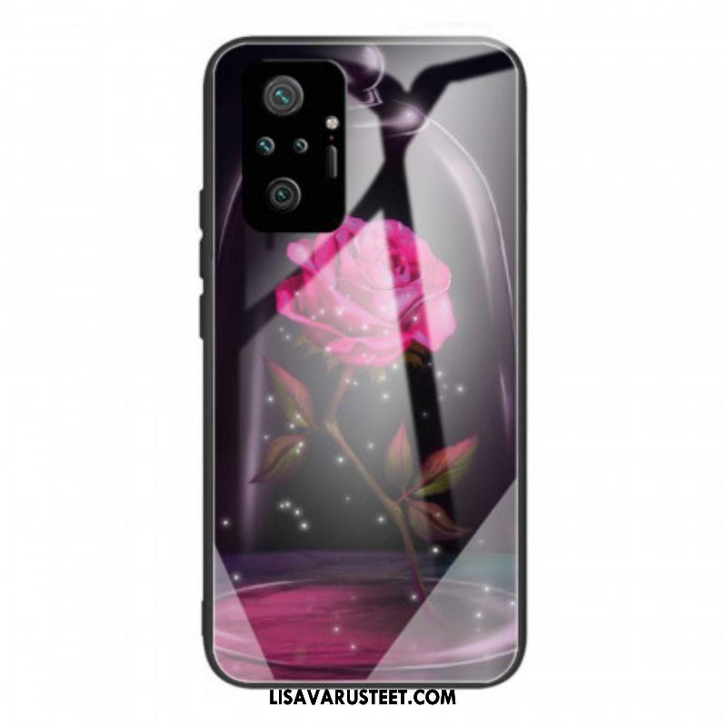 Case Xiaomi Redmi Note 10 Pro Magic Pink Tempered Glass