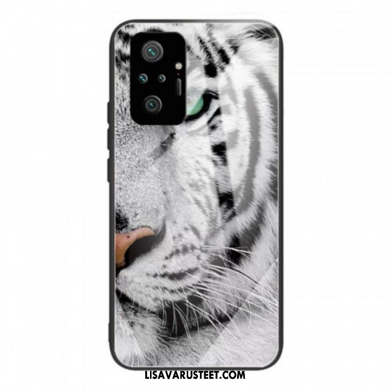 Case Xiaomi Redmi Note 10 Pro Tiger Karkaistu Lasi