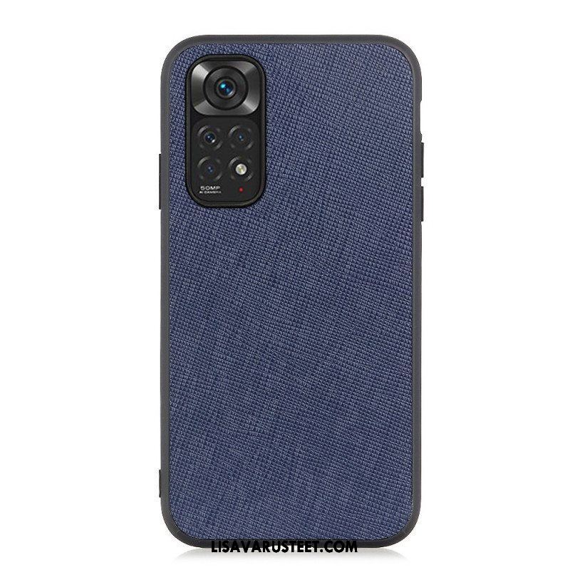 Case Xiaomi Redmi Note 11 / 11S Aitoa Teksturoitua Nahkaa