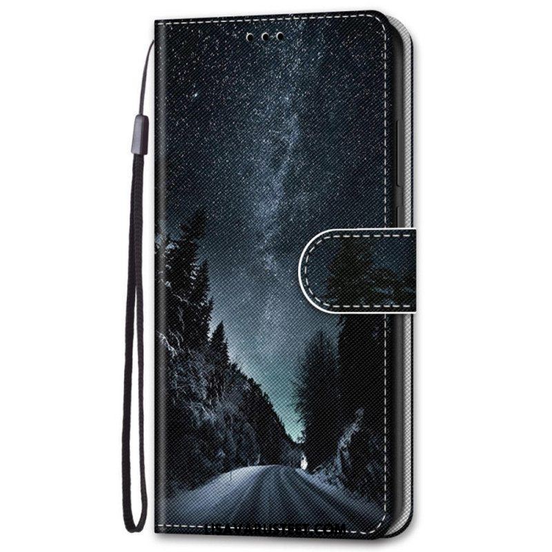Flip Case Samsung Galaxy S22 Plus 5G Salaperäinen Luonto