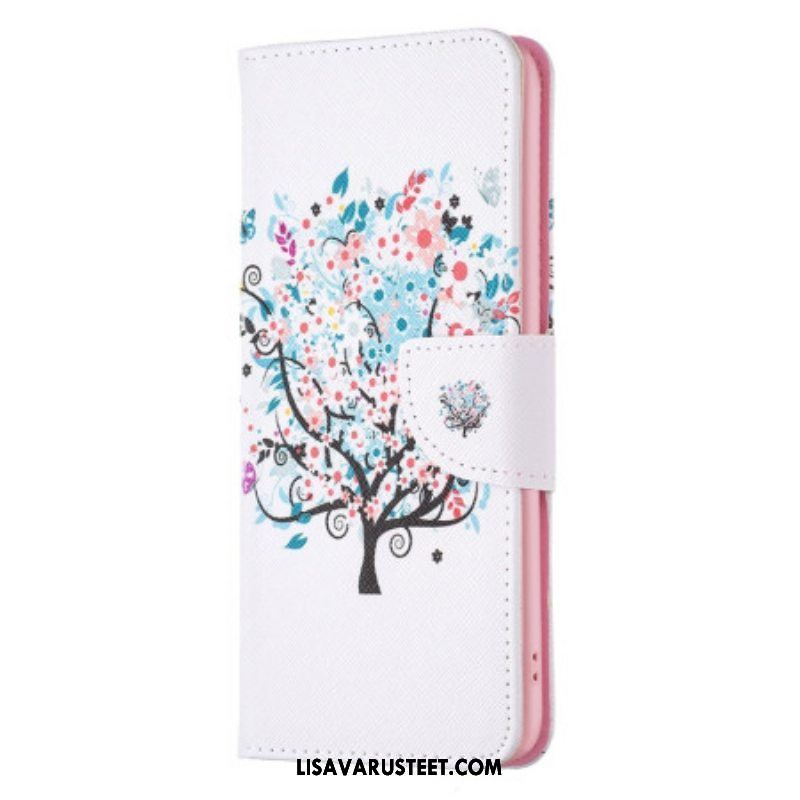 Flip Case Samsung Galaxy S23 5G Kukkiva Puu