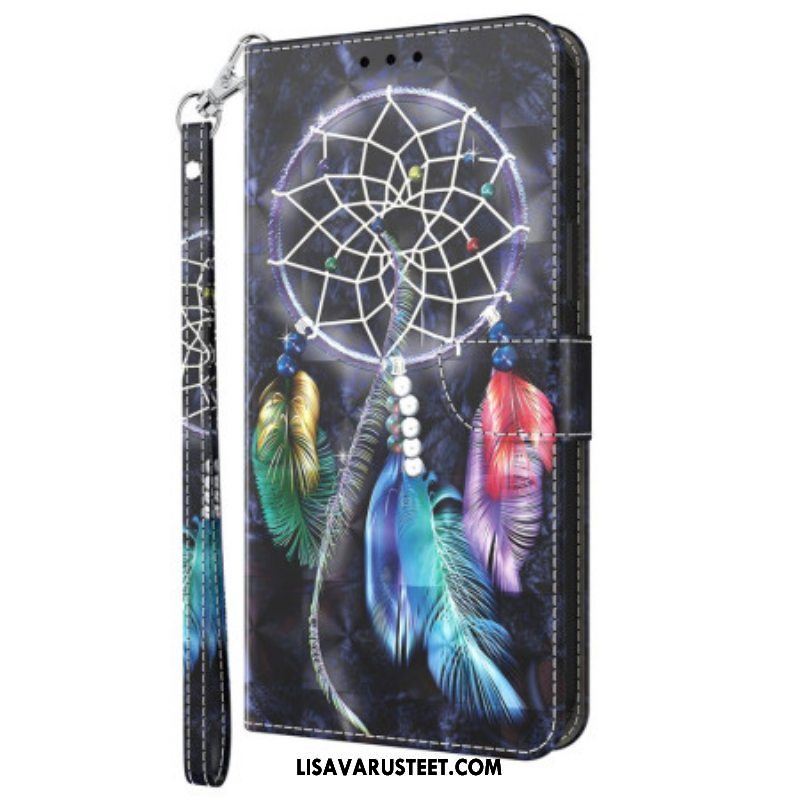 Flip Case Sony Xperia 5 IV Suojaketju Kuori Hihna Dream Catcher