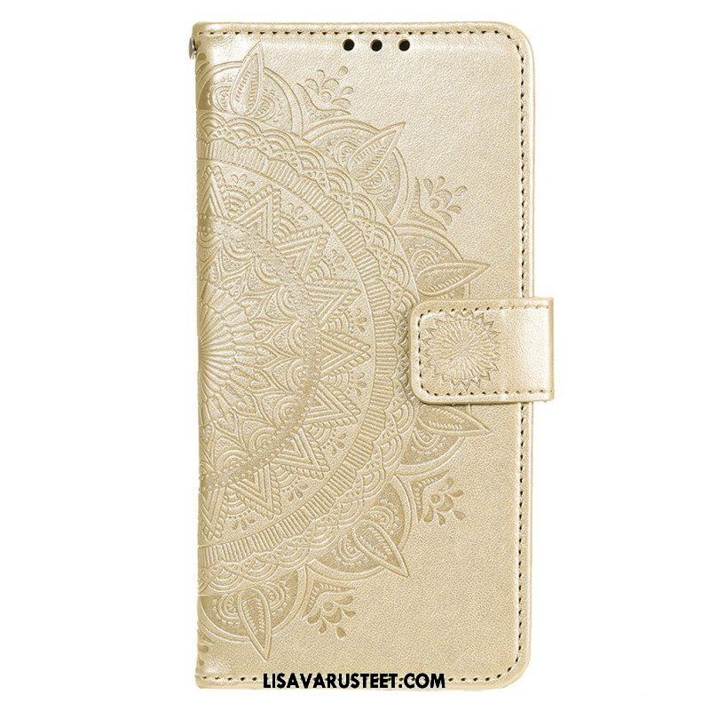 Flip Case Xiaomi Redmi Note 11 / 11S Auringon Mandala