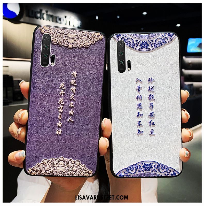 Honor 20 Pro Kuoret Kuori Puhelimen Yksinkertainen Mulberry Silkki Kukkakuvio Kauppa